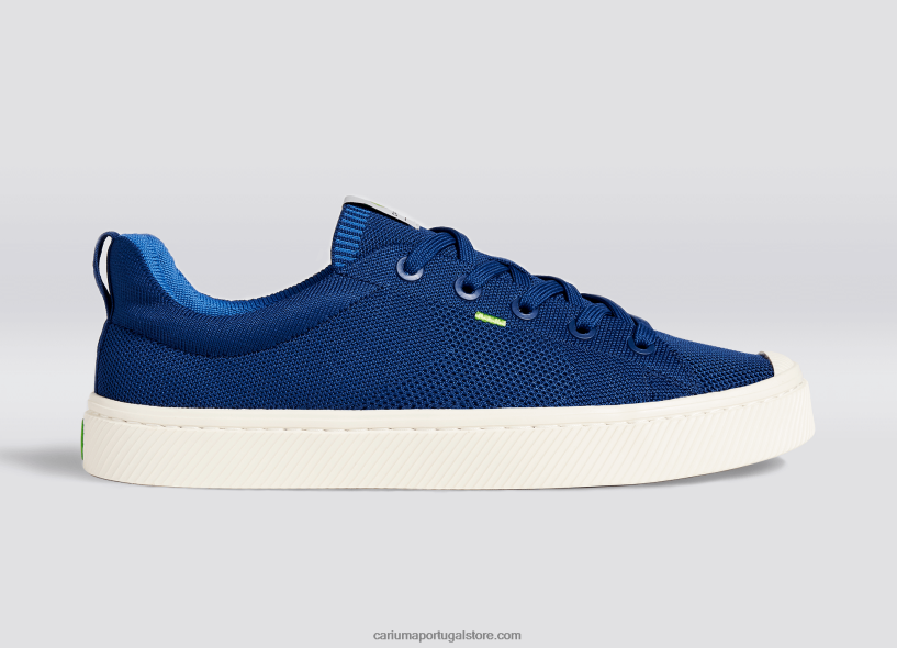 X2LHZ175 homens malha azul mineral Cariuma