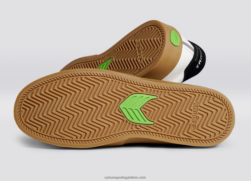 X2LHZ107 homens chiclete vintage off-white/preto Cariuma