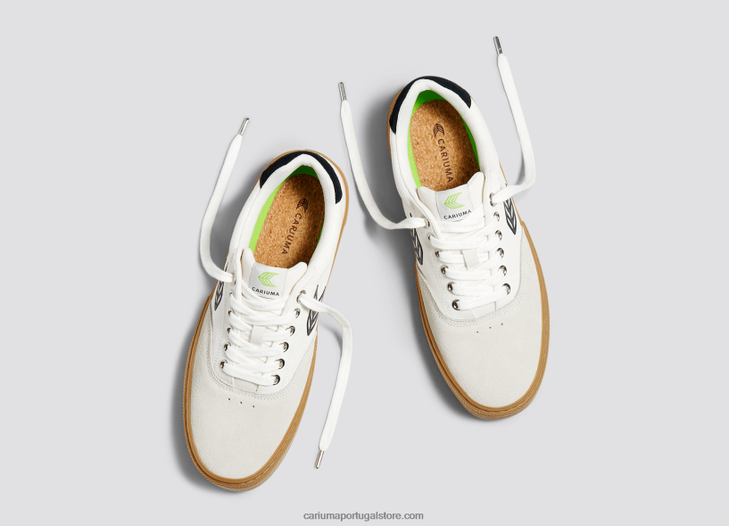 X2LHZ107 homens chiclete vintage off-white/preto Cariuma
