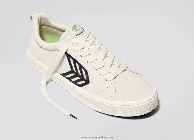 X2LHZ160 homens pé direito (sapato único)-off-white vintage/preto Cariuma