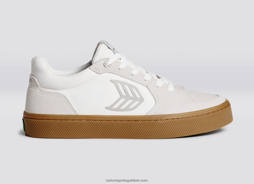 X2LHZ119 homens off-white vintage chiclete/cinza Cariuma