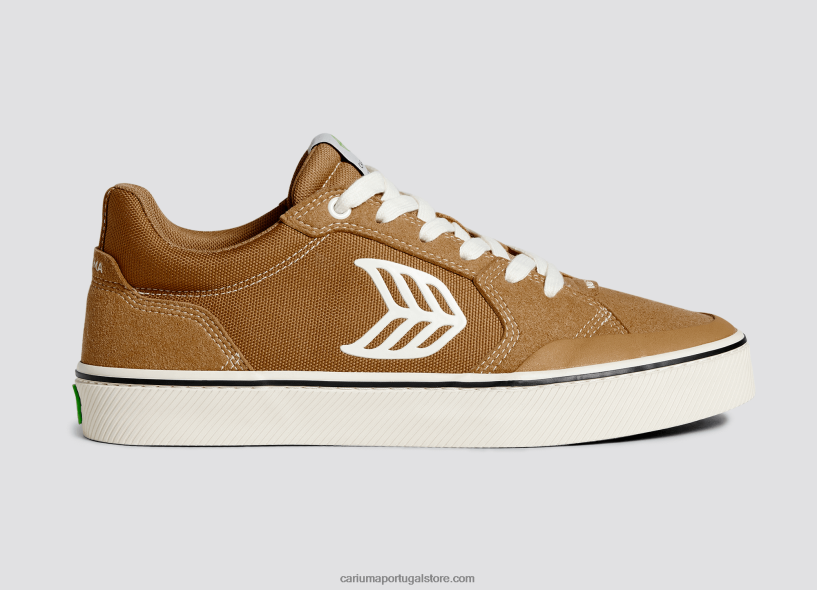 X2LHZ120 homens camelo/marfim Cariuma