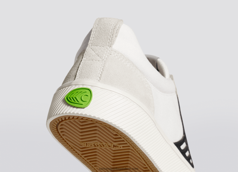 X2LHZ345 mulheres off-white vintage/preto Cariuma