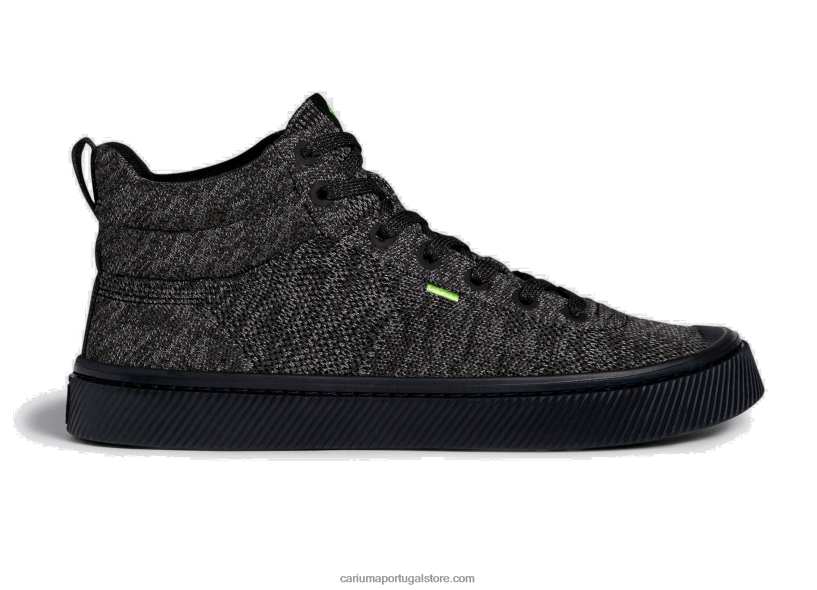 X2LHZ405 mulheres tricô preto pedra Cariuma