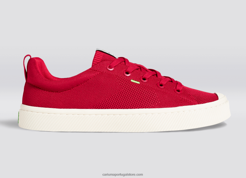 X2LHZ400 mulheres malha vermelha crua Cariuma