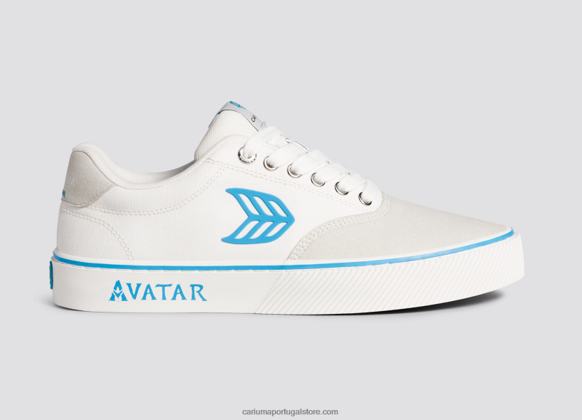 X2LHZ293 mulheres avatar off-white/blue Cariuma