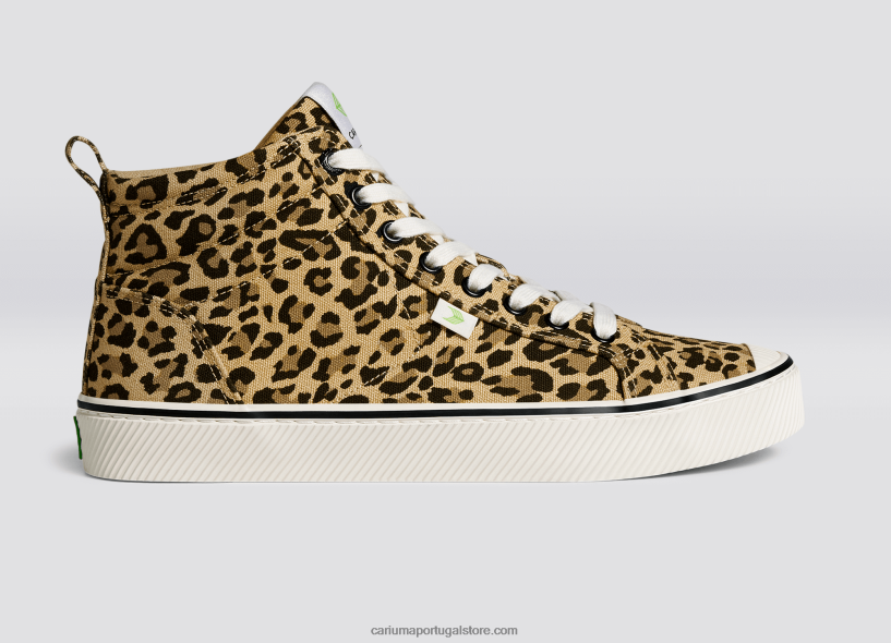 X2LHZ275 mulheres tela de leopardo Cariuma