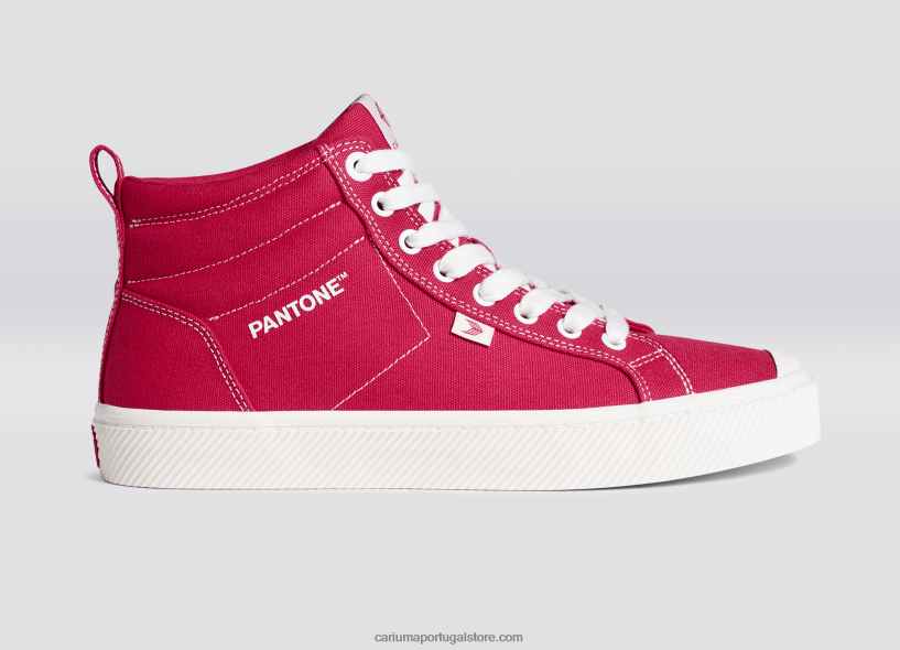 X2LHZ280 mulheres tela pantone viva magenta/off-white Cariuma
