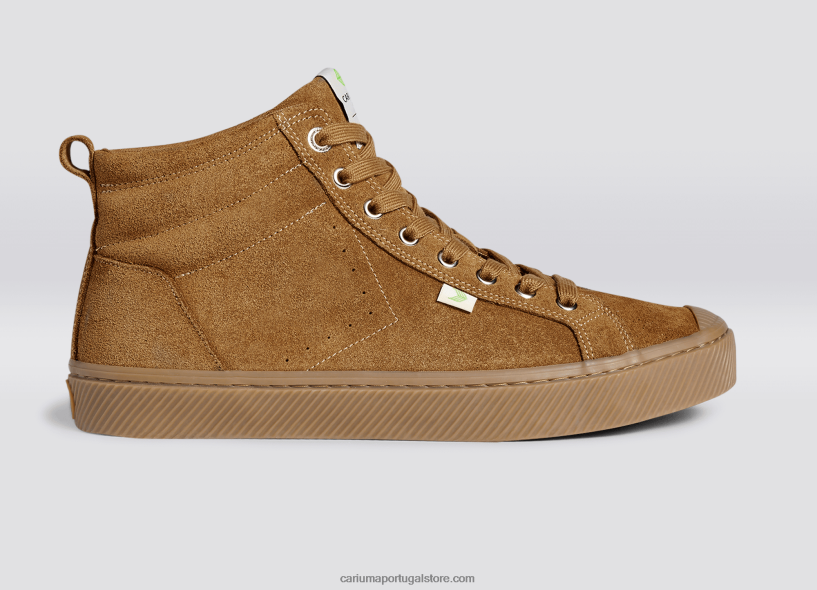 X2LHZ284 mulheres toda camurça camel Cariuma