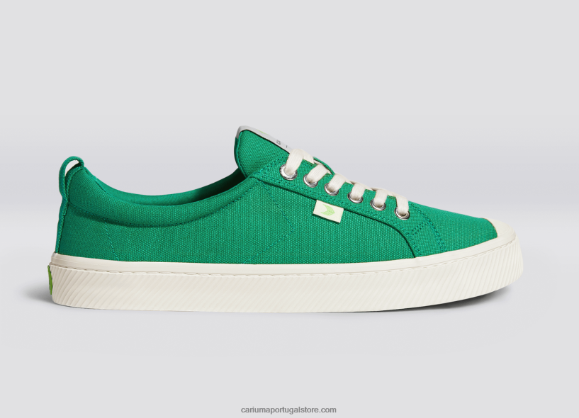 X2LHZ222 mulheres tela verde Cariuma