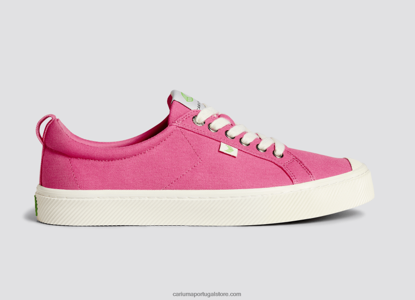 X2LHZ223 mulheres tela rosa brilhante Cariuma