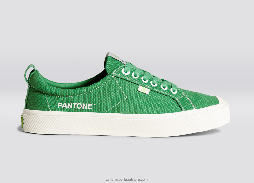 X2LHZ231 mulheres tela pantone greenbriar Cariuma