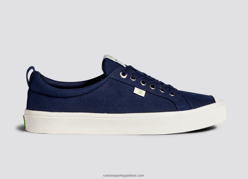 X2LHZ239 mulheres lona azul marinho Cariuma