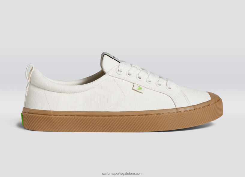 X2LHZ250 mulheres lona de goma off-white Cariuma