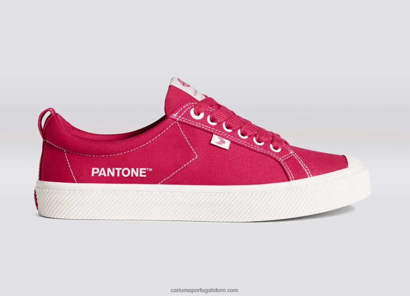 X2LHZ251 mulheres tela pantone viva magenta/off-white Cariuma