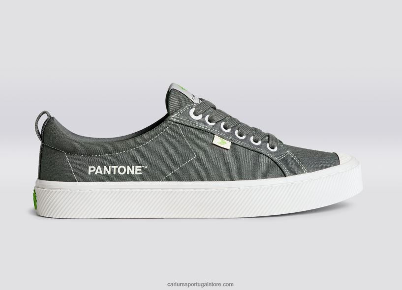 X2LHZ253 mulheres lona pantone gárgula cinza Cariuma