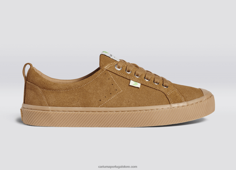 X2LHZ254 mulheres toda camurça camel Cariuma