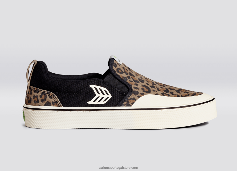 X2LHZ330 mulheres leopardo/marfim Cariuma
