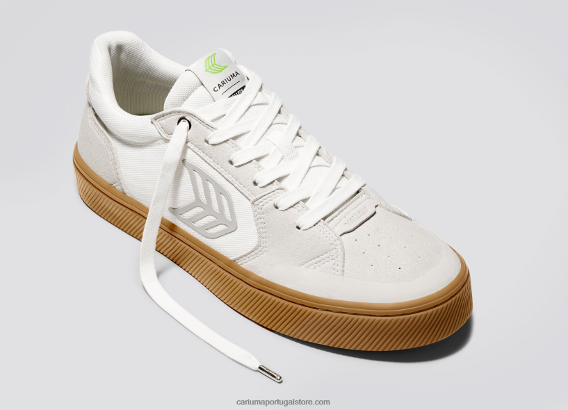 X2LHZ336 mulheres off-white vintage chiclete/cinza Cariuma