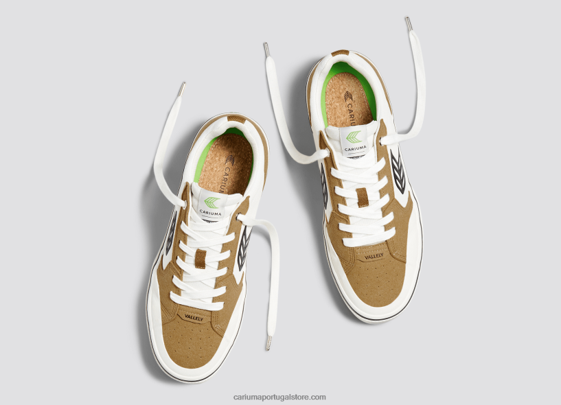 X2LHZ338 mulheres camel & off-white vintage/preto Cariuma